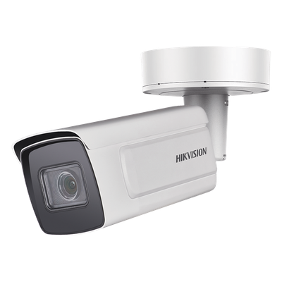 Cámara Bala IP / 4 Megapixel / ANPR / Lente Mot. 2.8 a 12 mm / WDR 140 dB / DarkFighter / IR EXIR 50 m (164 ft) / IP67 / IK10