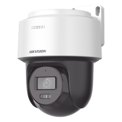 Cámara Domo PT IP / 4 Megapixel / Dual Light 30 m (98.4 ft) / Autoseguimiento Humanos / PoE+ / IP66 / Audio Bidireccional / MicroSD 512 GB