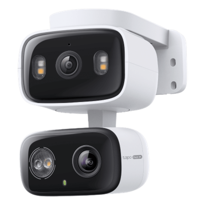 Cámara IP Dual PTZ / Dual Lente 2K+2K / 3 Megapixel cada lente / Seguimiento Sincronizado / Visión Nocturna a Color / IP65 / Audio Bidireccional